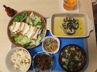 本日の夕食